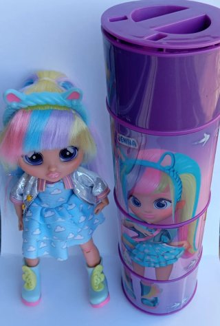 Muñeca Cry Babies Jenna BFF Pelo Arcoiris