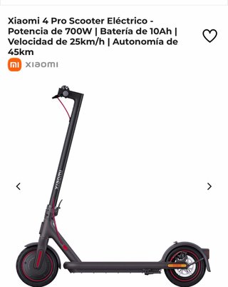 Patinete Eléctrico Xiaomi 4 Pro