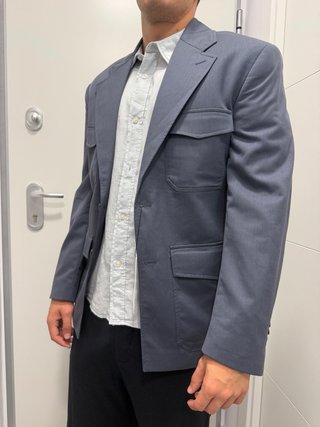 Americana de Hombre Azul