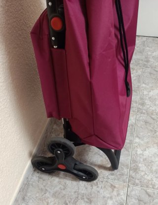 Carro de la compra Rolser rosa
