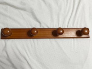 Perchero de Pared de Madera