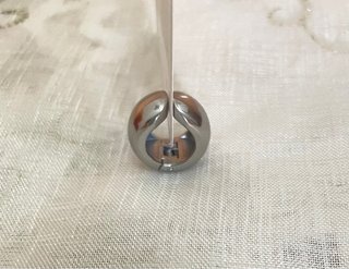 Pendiente clip acero inoxidable hipoalergénico