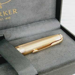 Pluma Estilográfica Parker 51 Burdeos y Oro nueva