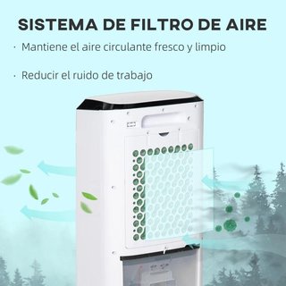 Climatizador Evaporativo 10L 60W LED Blanco