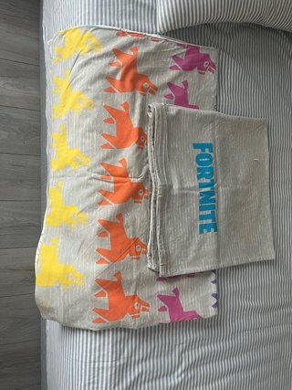 Funda Nórdica Fortnite Llama Gris Multicolor