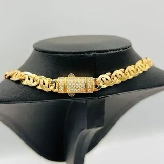 Cadena Tipo Cartier Tigre 8mm 18K