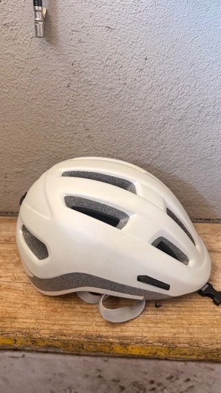 Casco de Bicicleta Btwin Blanco