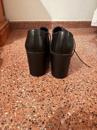 Tacones con plataforma negros