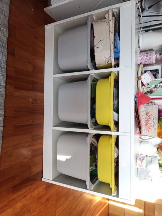 Cajonera Ikea Blanca y Amarilla