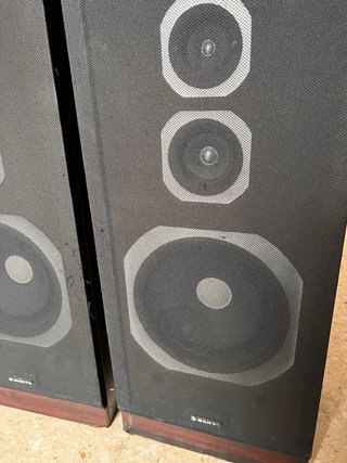 Pareja de altavoces de columna / torres vintage.
