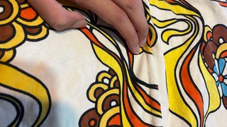 Traje Flamenca Blanco Flores Talla grande