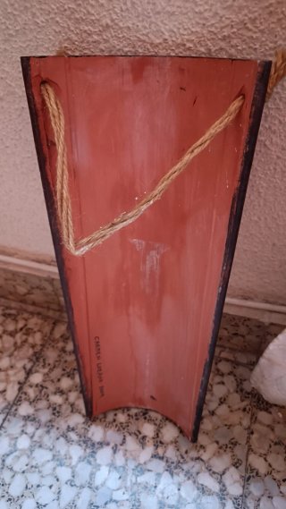 Teja Decorativa Pintada a Mano 40 cm