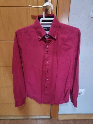 Camisa italiana Camiciacafe roja