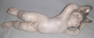 Antigua escultura Ángel Barroco Sgl.XVIII-XIX.