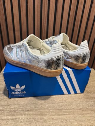 Adidas Samba Prateados Originais