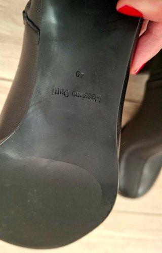 Botines de Piel Massimo Dutti Negros