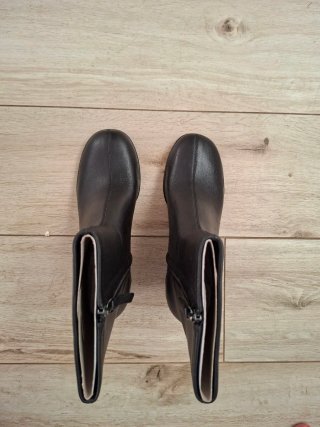 Botines de Piel Massimo Dutti Negros