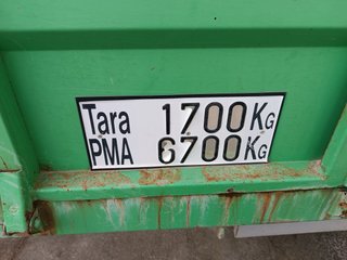 Remolque Agrícola Agrimeca 5000 kg