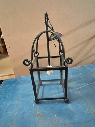 Farol de forja para techo