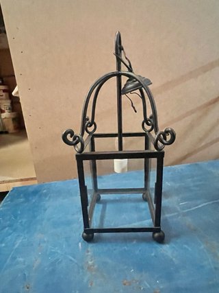 Farol de forja para techo