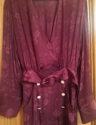 Vestido Mini Jacquard con cinturón Zara