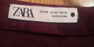 Vestido Mini Jacquard con cinturón Zara