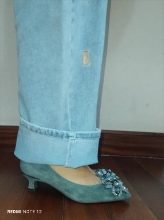 Zapatos Alma en Pena T37 flor verde