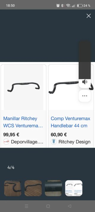 Manillar Gravel Ritchey / Cicloturismo