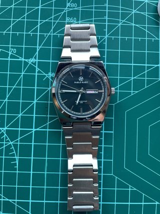 Reloj Pablo Raez Negro y Plateado