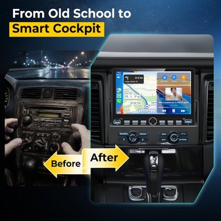 nuevo Radio Coche Hodozzy 1 DIN Teclas Piano