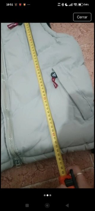 Chaleco de invierno Anapurna gris y negro