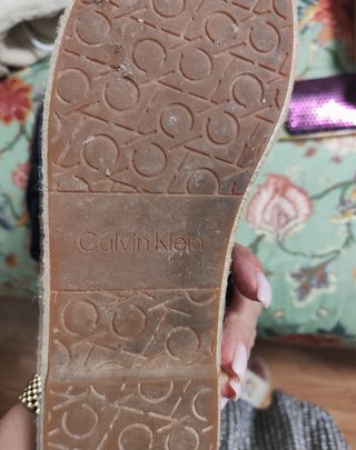 Zapatillas cañamo calvin klein azul marino