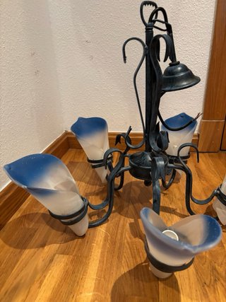 Conjunto de lámparas de pie y techo