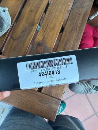 Filtro de Habitáculo Ridex para Ford