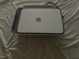 Impresora Escáner HP Gris y Blanca