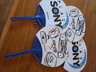 Set di 4 ventagli Pay-Pay Expo 92 Siviglia Sony