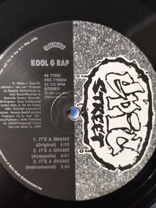 Vinilo Kool G Rap - It's A Shame 12" 1995