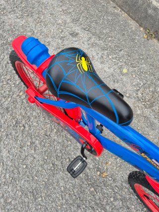 Bicicleta Spiderman 16 pulgadas niño