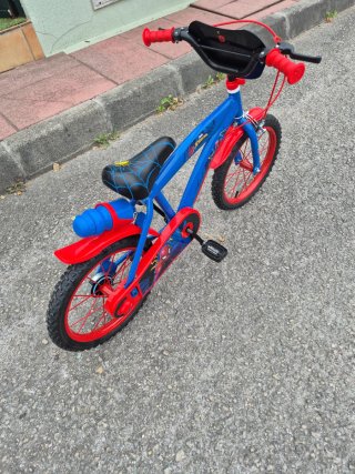 Bicicleta Spiderman 16 pulgadas niño
