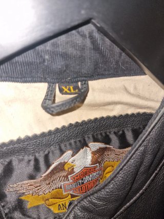Cazadora de Cuero Harley-Davidson talla XL