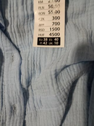 Vestido camisero azul
