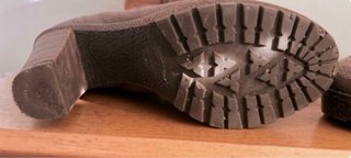 Botines de piel tacón con detalle de pelo