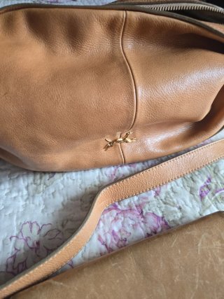 Bolso Bimba y Lola piel marrón y dorado