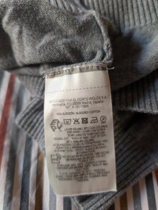 Jersey Dustin Pico Hombre Talla XL Gris