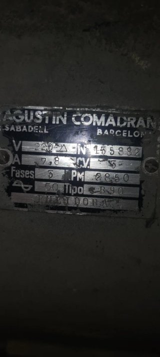 Pulidora Industrial  Pie. Alto 1050 mm. 1100 ancho