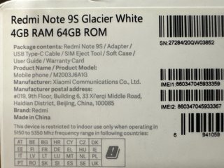 Xiaomi Redmi Note 9S 128GB Gris