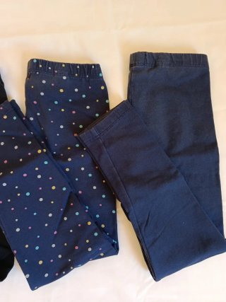 4 Leggings Niña TEX (Primark) Talla 5-6