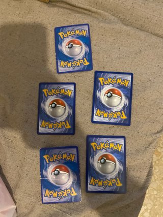 Lote de 5 cartas Pokémon