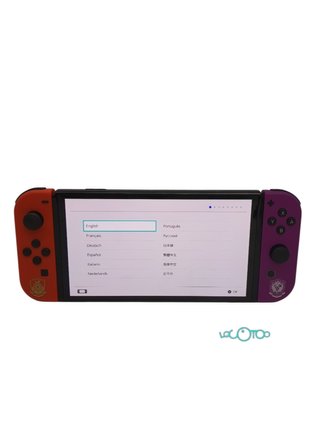 Nintendo Switch OLED Pokemon Escarlata Y Violeta