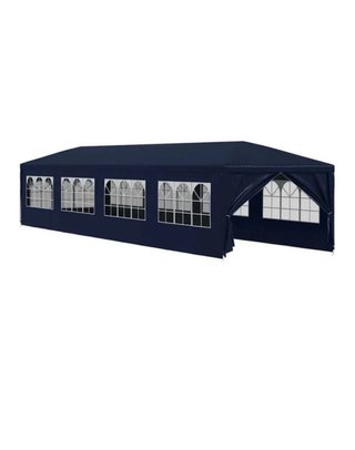 Carpa de jardín 3x12 m azul